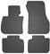OMAC Gummi Fußmatten kompatibel mit BMW 2er Active Tourer F45 2014-2021 Matten Schwarz 4X