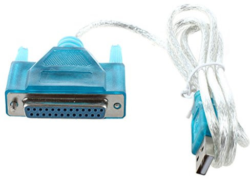 XUANCHEN Adaptador Cable USB a Impresora DB25 25-Pin Puerto Paralelo