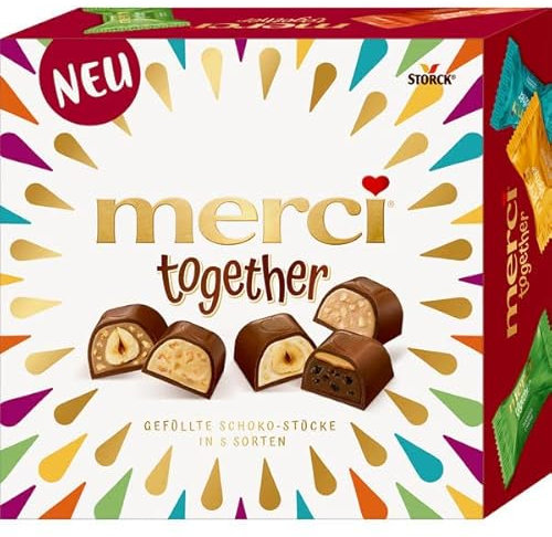 merci Together Pralinen, 7er Pack (7 x 175g)
