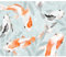 murando - Fototapete Premium-Vlies Japan 350x256cm - Foto Tapete Wohnzimmer Moderne Vliestapete XXL Wandtapete Motivtapeten Bildtapete 3d Effekt Wand Dekoration Fisch Koi Karpfen Botanik wie gemalt
