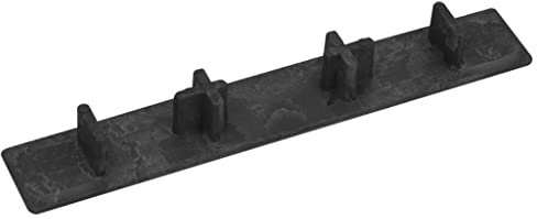INLIFE Endkappen für Terrassendielen 10 STK. Schwarz Kunststoff,0.24kg,149003