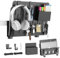 KDD Schreibtisch Seitenaufbewahrung Laptop 6 in 1 Untertisch Aufbewahrung ohne Bohren Schreibtisch Organizer für Büro und Haus mit Kabelhalter Kopfhörerhalter magnetischem Stifthalter