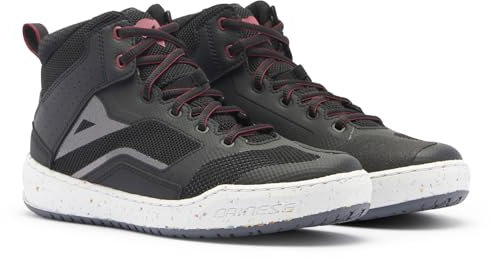 DAINESE Suburb Air Shoes Wmn, Scarpe Moto Estive Donna, Nero/Bianco/Burro di Mela, 40 EU