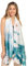 Trillion London® Seidenschal für Damen | Leichte Damenschals | Schals | Kopftuch | Geschenke für Damen | Designerdrucke | Alltagskleidung | Geschmeidig und weich | Blumendruck | Aquablau