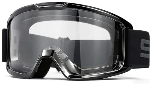 SPOSUNE Ski & Snow Goggles - Windproof, Anti-Fog, UV Protection for Men & Women | Dirt Bike, Motorcycle, ATV, Off-Road, OTG
