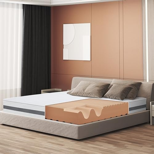 The White Stone Orthopädische Matratze 100 x 160 aus antibakteriellem Memory | Höhe 25cm | 3D-Air-Bezug aus hypoallergener und milbenhemmender Faser | 7 differenzierte temperaturempfindliche Zonen