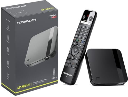Formuler Z10 NEO 4K Ultra HD Android 10 IP-Receiver mit NONIC HDMI-Kabel (60fps, Dual-Band WiFi, LAN, USB 2.0, HDMI, 2 GB RAM & 4 GB Flash, Widevine L1, OTT Mediaplayer, schwarz)