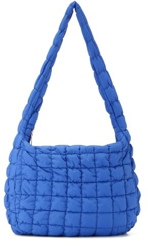 LHHMZ Gesteppte Tragetasche Puffer Umhängetasche Große Leichte Hobo-Tasche Mit Polsterung