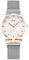 OFFCUP Damenuhr, Damen Analog Quarz Uhr mit Edelstahl Mesh Armband, Uhren Damen Einfache Business Klassische Armbanduhr Lässig Quarzuhr Kleideruhr, 3 Zeiger, 36.8 mm Gehäusegröße -Silberne