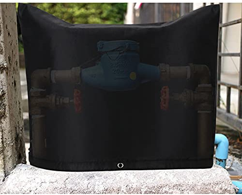 Rückflussverhinderer-Isolierabdeckung, 600D-Sprinklerventil-Brunnenpumpenabdeckung, Außenrohr-Isolierbeutel für Frostschutz Im Winter (LKPOMI30vdmifhn5-2)