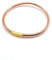Vesperi - Bracelet jonc bouddhiste - or rose vieilli - paillettes fines