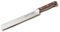 HEISO Brotmesser mit 21cm Klingenlänge, Geschmiedete Brotsäge mit Griff auf Walnussholz, Made in Solingen - Germany