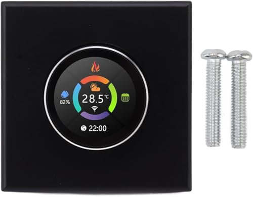Werkzeuge kompatibel mit Intelligenter WLAN-Thermostat mit mehrfarbiger Lampe für Wandkamine