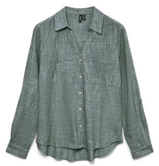 VERO MODA Damen Vmthilde Ls Shirt WVN Noos
