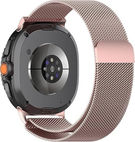 Correa para Samsung Galaxy Watch 8 de 44 mm y 40 mm, correa de malla metálica de acero inoxidable de repuesto para reloj inteligente Galaxy Watch 8, talla única, Aluminio, Correas para Samsung Galaxy
