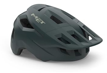 MET Shelter MTB Cycling Helmet, Stone Blue Matt, Size 61-64cm