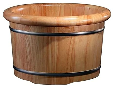 Fußbadewanne aus Holz, Holz-Fußbad, For den Heimgebrauch, lindert müde und schmerzende Füße