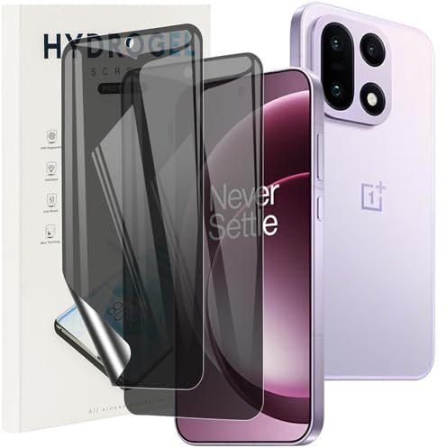 KUSINHOKA Sichtschutz kompatibel mit Oneplus 15 5G Folie, [2 Stück] Anti-Spy Flexibilität Hydrogel Blickschutzfolie, Displayschutzfolie Anti-Spähen Kratzfest Privacy Schutzfolie für Oneplus 15