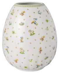 Villeroy & Boch - Easter Delight Vase Grün, Deko Vase Ostern, Ostervase, Home Deko, Blumenvase Keramik, Dekoration, Premium Porzellan