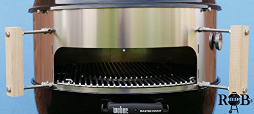 ROB's Xn1 Pizzaring/Ofenaufsatz 57ø - Erweiterbar um: Rotisserie, Watersmoker, Wok, Mangal, Kesselerweiterung - Edelstahl - Holz - Pizzaofen - Ofenaufsatz - Ofen