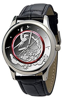 Leder-Armbanduhr TROPISCHE ZONE mit passendem Design zur neuesten 5-Euro-Münze 2017
