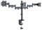 PureMounts PM-OFFICE-03 Desk Mount for 3 Monitors 33-69 cm (13-27 Inches) Tilts -45° to 45° Swivels 180° Rotatable 360° Height Adjustable Maximum Load 8.0 kg VESA 100 x 10000 Black