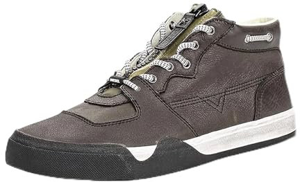 Diesel Herren Sneaker GRINDD S-GRINDD MID Zip (Black, Numeric_40)