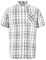 Lee Cooper Mens Short Sleeve Check Shirt White Check L