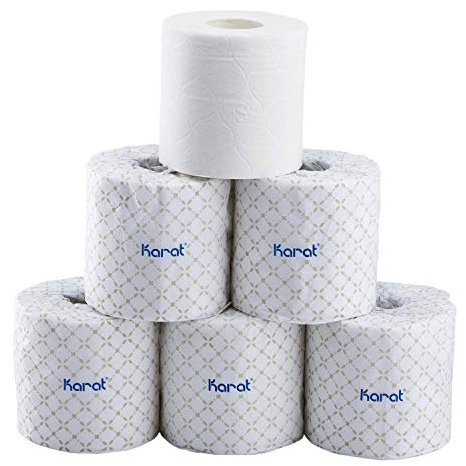 Karat JS-TTW500 Rouleaux de papier toilette double épaisseur 48 ct