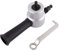 Akozon Double Head Blechschneider Metall Elektrische Bohrmaschine Attachment Knabber Schneidwerkzeug Kit Nibbler Cutter 360 Grad einstellbare Power Drill Nibbler Schneidwerkzeuge Kit