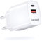 LENCENT USB C Ladegerät PD Port Netzteil Schnellladegerät Ladeadapter 18W Quick Charge 3,0 für iPhone 12, 12 Mini, 12 Pro Max,11Pro, iPad Pro Air, Galaxy S20 S10 S9 Plus, Huawei P20 P30