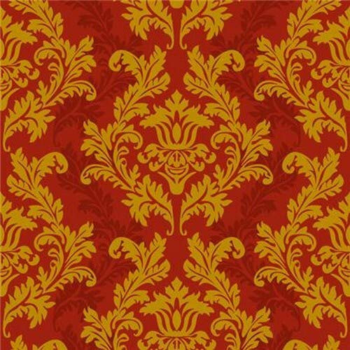 20 Servietten Royale Zeichen gold-rot | Muster | Ornamente | Barock 33x33cm