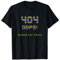 Geschlecht nicht gefunden – Oops! – 404 Fehler nicht binäre Flaggenfarben T-Shirt