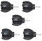 5 Stück Golf Ball Retriever,Golf Ball Pick Up Werkzeug Golfball Pick Up Retriever Schwarz Greifer Putter 4 Krallen Golfball Retriever Für Putter Grip Professional Golf Zubehör, Schwarz (38*59Cm)