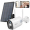 ieGeek 2K Wireless Outdoor Security Camera with Solar Panel, Color Night Vision, Rechargeable Battery, Sound Floodlight Alarm, Motion Detection, Voice Intercom, Work with Alexa, No Monthly Fee