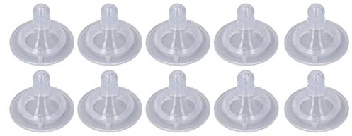 Feeding Nipples, Baby Nipples Skin Like Texture Dishwasher Safe for Replacement for 0 to 6 Months Old Infant