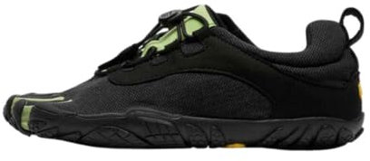 Vibram Damen V-Run Sneaker, Schwarz/Gr n/Schwarz, 36.5/37 EU