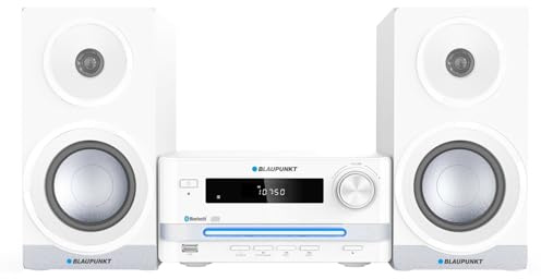 Blaupunkt MS16BT Edition HiFi System Mikrosystem Kompaktanlage mit Bluetooth und CD/USB-Player Radio RMS: 15 W (2 x 7,5 W) LED Display AUX Equalizer Uhr Fernbedienung