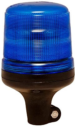 LED-MARTIN Rundumleuchte SESTO - 11 Blitzmuster - blau - DIN-Aufnahme