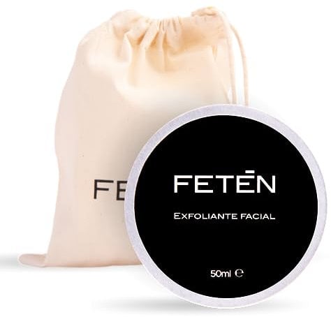 FETEN - Exfoliante Facial Hombre - Limpiador facial - Puntos negros Limpiador - Gel Limpiador Facial Piel Grasa - Crema Facial Hombre - Crema Hidratante Facial Hombre - Crema Facial Hombre - 50 ML