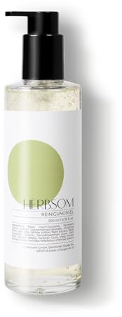 Herbsom gründliches Reinigungsgel I pH-neutral, reinigt porentief, zum Entfernen von Schmutz und Make-up für Mischhaut und ölige Haut I reinigt, belebt und erfrischt
