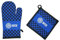 F.C. Inter, Guanto da Forno + Presina, Set Barbeque, Taglia Unica, Unisex, Prodotto Ufficiale