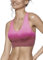 Selente fit for Fun modischer Sport-BH mit mittlerem Halt ohne Bügel, gepolstert Pink, Gr. S