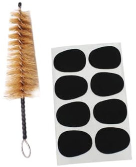 TOYANDONA 3sets Saxophone Accessory Kit Cleaning Brush Mats Tooth Pads for Sax Players