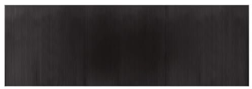 vidaXL Teppich, Bambusteppich Rechteckig, Bambusmatte rutschfest für Wohnzimmer, Läufer Küchenteppich Flurteppich, Modern, Dunkelbraun 100x300cm Bambus