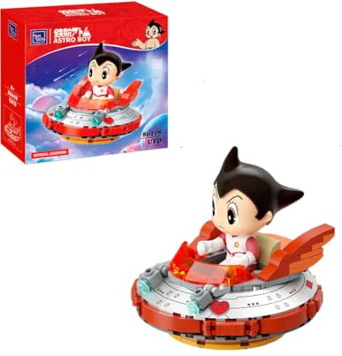 PAN Tasy Astro Boy UFO, Sammelfahrzeug, fantastisches Modellauto, Konstruktionsspielzeug