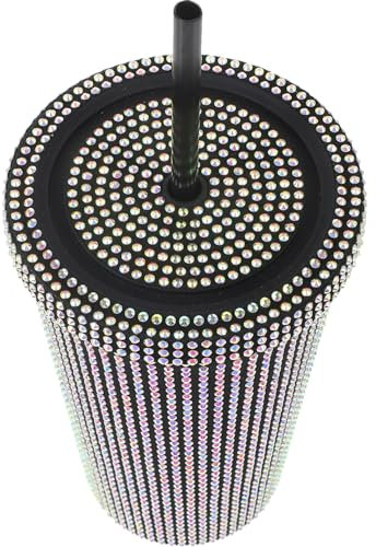 Cabilock Trinkbecher Mit Deckel Und Strohhalm Aus Glänzend Trinkbecher Mit Strohhalm Zum Servieren Von Milch Tee Kaffee