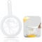 Erismithh Mesh Strainer Sieve 400 Mesh Filter Net Kitchen Ultra-Fine Juice Filter Food Filter Spoon for Seedless Jam, Flour, Yogurt, Soy Milk, Coffee, Honey Tea