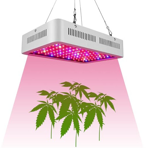 FPSWRX Full Spectrum Growing Lamp, 1000W LED Grow Light with Adjustable Rope, Plant Growing Lamps for Greenhouse and Indoor Plant Veg and Flower Growing