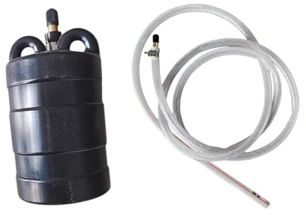 Generic Aufblasbarer Rohrstopfen Ballon Abwassersteststopfen mit Verlängerung Rohrkugel Teststopfen für Abwasserrohr, Dn75mm